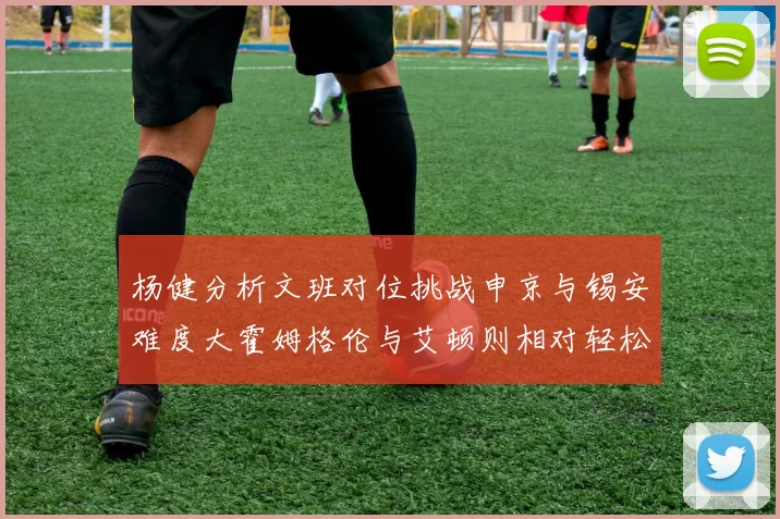 杨健分析文班对位挑战申京与锡安难度大霍姆格伦与艾顿则相对轻松